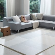 따사룸 놀이방 퍼즐 PE매트 50 x 50 x 2.5 cm, 투게더 그레이, 16개