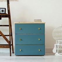 보노하우스 벨르 와이드 3단 서랍장, 네이비