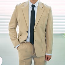 언탭트 남성용 빅사이즈 데일리 정장 상하의 세트