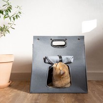 petfriends 고양이 ENOUGH5 숨숨 하우스, 그레이