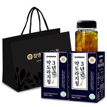 참앤들황토농원 3년근 약도라지청 250g x 2p + 전용보틀 + 쇼핑백, 1세트