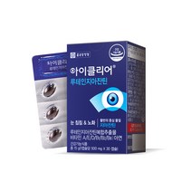 아이클리어 루테인지아잔틴, 30캡슐, 500mg, 1박스