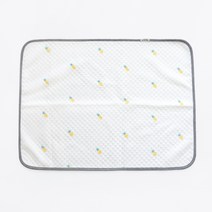 맘스네이처 유아용 대나무 리버시블 방수매트, 파인애플