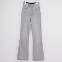 빼빼 여성용 히든밴딩 슬림 스판 9부 부츠컷 데님 청바지