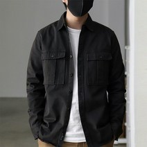 남성용 블랙101 도아로지 스탠다드 투포켓 남방 FC-2319133