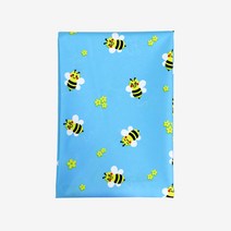 더해피 양면 방수 패턴 원단, 꿀벌 스카이