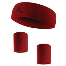 조던 헤어 + 손목 밴드 2p 세트, 레드
