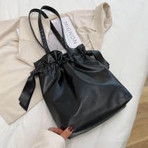 사이드 리본 스트링 숄더백