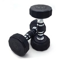 파워헬스 12각 우레탄 아령 블랙 2p, 3kg, 2개