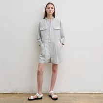히로인 린넨 블랜드 플레이 점프수트
