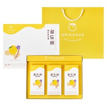 그린앤허그 꿀도배 배도라지청 선물세트 + 쇼핑백, 30개, 15ml