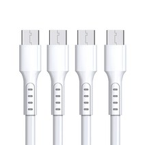 스윗홈 C타입 베이직 고속 충전 케이블 4p, 화이트, 3m