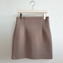 끌레느모네 에이치 라인 미니 울 스커트