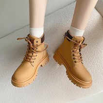 라블 레이스업 워커 부츠