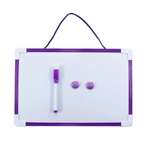 클리니스 미니 칠판 + 펜 + 자석 2p 세트 퍼플, PVC
