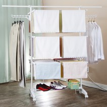 충원리빙 6단 빨래 건조대 점보형 + 다용도 선반, 1개