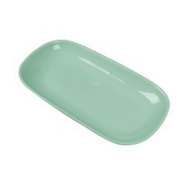 실리콘 조리도구받침 사각접시, 다크그린