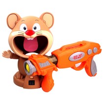 씨케이 움직이는 생쥐 소탕작전 장난감총, 혼합색상