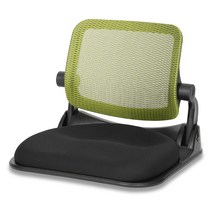 청심의자 컴포터블 폴딩백 LBA9 접이식 틸팅 좌식의자 메쉬-투톤그린, 투톤그린
