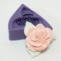 예쁜잎새장미 1구 수제 실리콘몰드