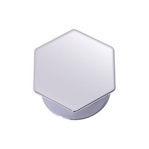 디씨네트워크 육각 메탈 스마트 그립톡 휴대폰 거치대, 실버, 1개