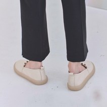 플랙슈 여성용 발등 주름 슬립온 2.5cm