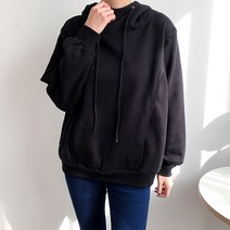 아일렛 기모 후드 티셔츠