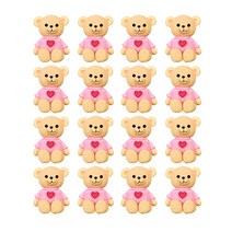 요롬코롬 테디베어 프랜즈 피규어 16p, 03 하트베어