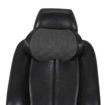 카이프 헤링본 메모리폼 사계절 목쿠션, 그레이