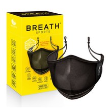 브레스 UV 자외선 차단 스포츠 쿨마스크 8p, 블랙