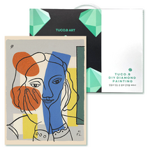 투코비 아트 보석 십자수 DIY 세트 30 x 40 cm, 페르낭 레제 여인의 초상(D30-2), 1세트