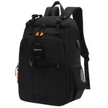 BAGnBAGs 대형 카메라 수납 백팩 DS-6069, 블랙