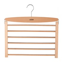 웨신 6단 바지걸이, 우드, 1개입