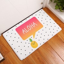 빈테리어 모던한 레터링 바닥 발매트, 01