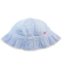 아동용 리본 스트라이프 유아 벙거지 모자