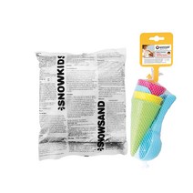 스노우키즈 아이스크림 모래놀이 스노우샌드 800g + 아이스크림 몰드 5p 세트, 베이직(스노우 샌드), 랜덤(스쿱)