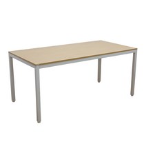 다가구 프래그마 책상 150 x 60 cm, 비치(상판) + 아이보리(프레임)