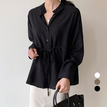 보에리에 여성용 스트링 차이나 셔츠 블라우스