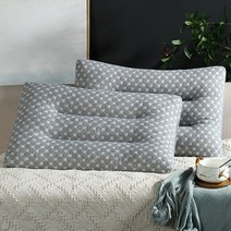 일상나눔 라텍스 소프트 베개, 그레이, 1개