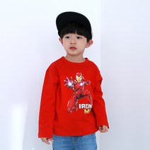 마블 남아용 아이언맨 티셔츠