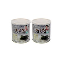광천김 들기름을 발라 더 고소한 달인 파래 캔김, 2개, 30g