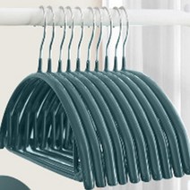 프랑온드 논슬립 가정용 플라스틱 반원 옷걸이 ONE SIZE, 딥그린, 30개입