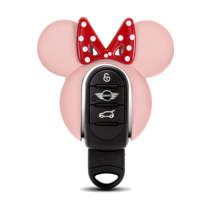 미니 쿠퍼 마우스 키케이스 통통귀 타입, 나비리본 핑크