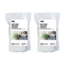 수아쿠아 네이처굿즈 백자갈 5~8mm 2kg, 2개