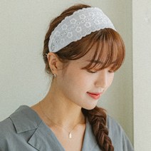 채니봉봉 하니 레이스 와이드 헤어밴드