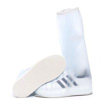 피치몰 장마철 오토바이 신발보호 레인부츠 S, 투명, 1개