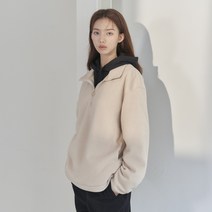 베이직하우스 플리스 반집업 티셔츠 LWTS7106