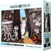 야노망 다얀의 수상한 창고 미니 직소퍼즐 YM35-02, 500피스, 혼합색상