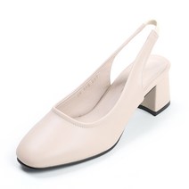 멜팅나인 뒷꿈치밴딩 스퀘어 슬링백 5cm EV515