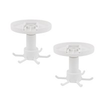 라이크하우스 부착형 회전 조리도구 걸이, 화이트, 2개